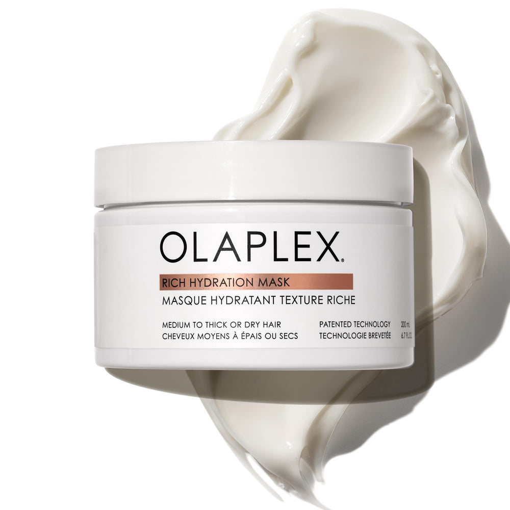 Olaplex jar front view showing label and packaging benefit