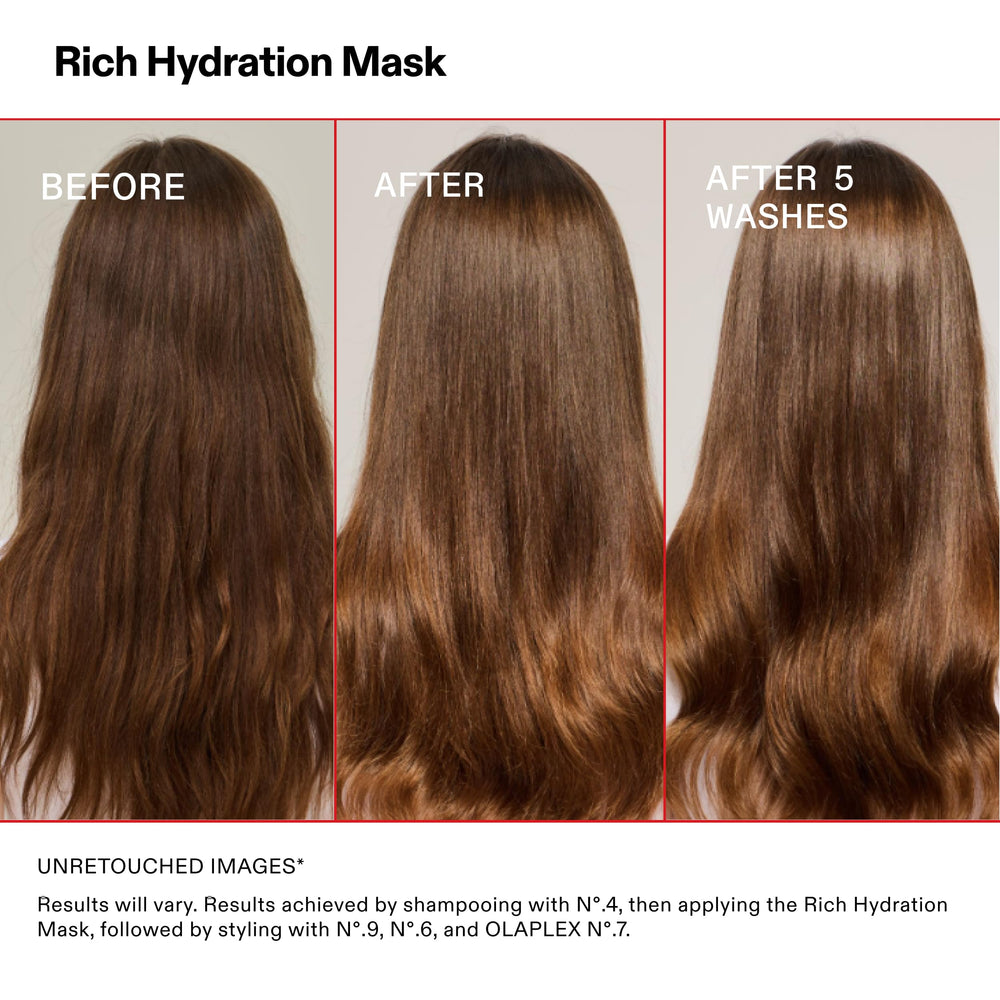 Close-up of Olaplex ingredients label emphasizing sealing technology
