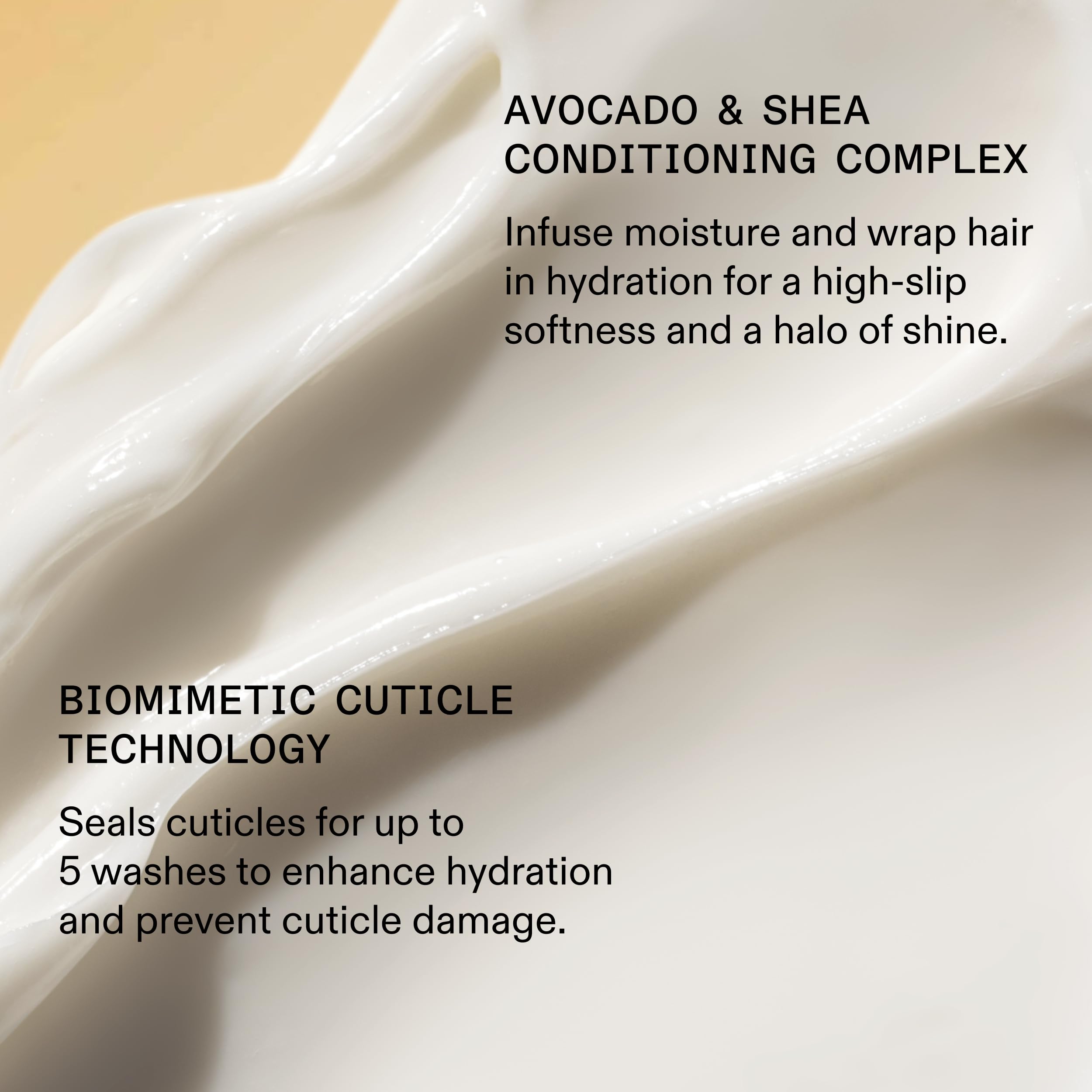 Mask dollop on palm showing Olaplex spreadability and nourishment