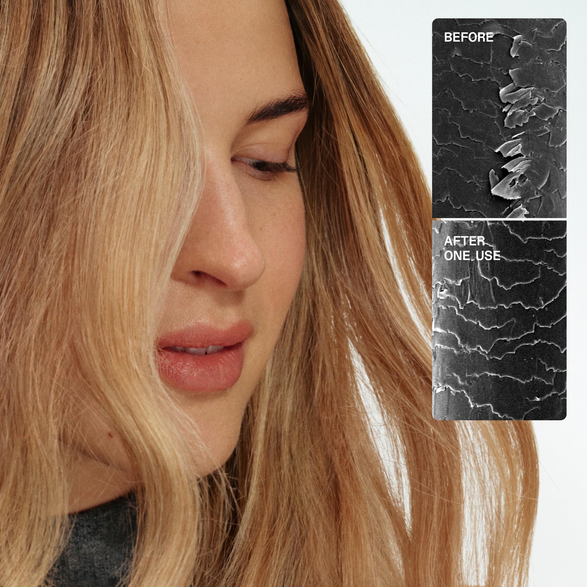 Olaplex N°.3PLUS 100ml size in hand showing travel-friendly, practical benefit