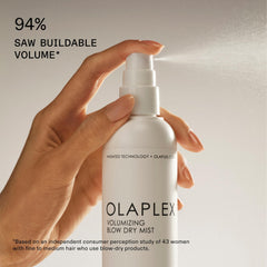 Olaplex texture on hair strand showing smooth, frizz-reduced finish