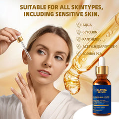 Olavita Serum dropper dispense reveals easy, controlled application for twice-daily use