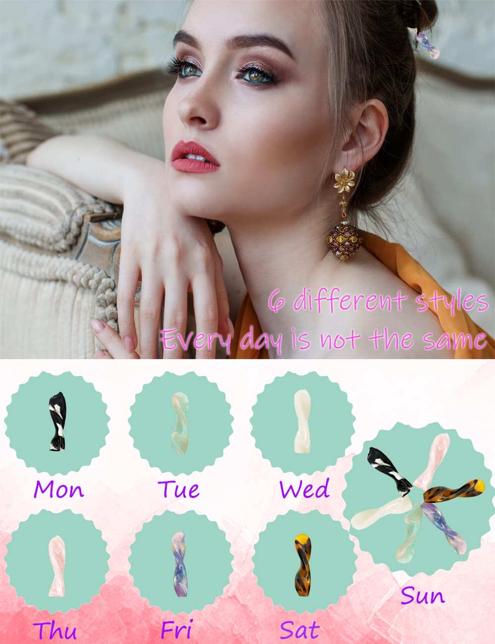 Olawyrae leopard-print sticks are lightweight with firm grip for all-day wear.