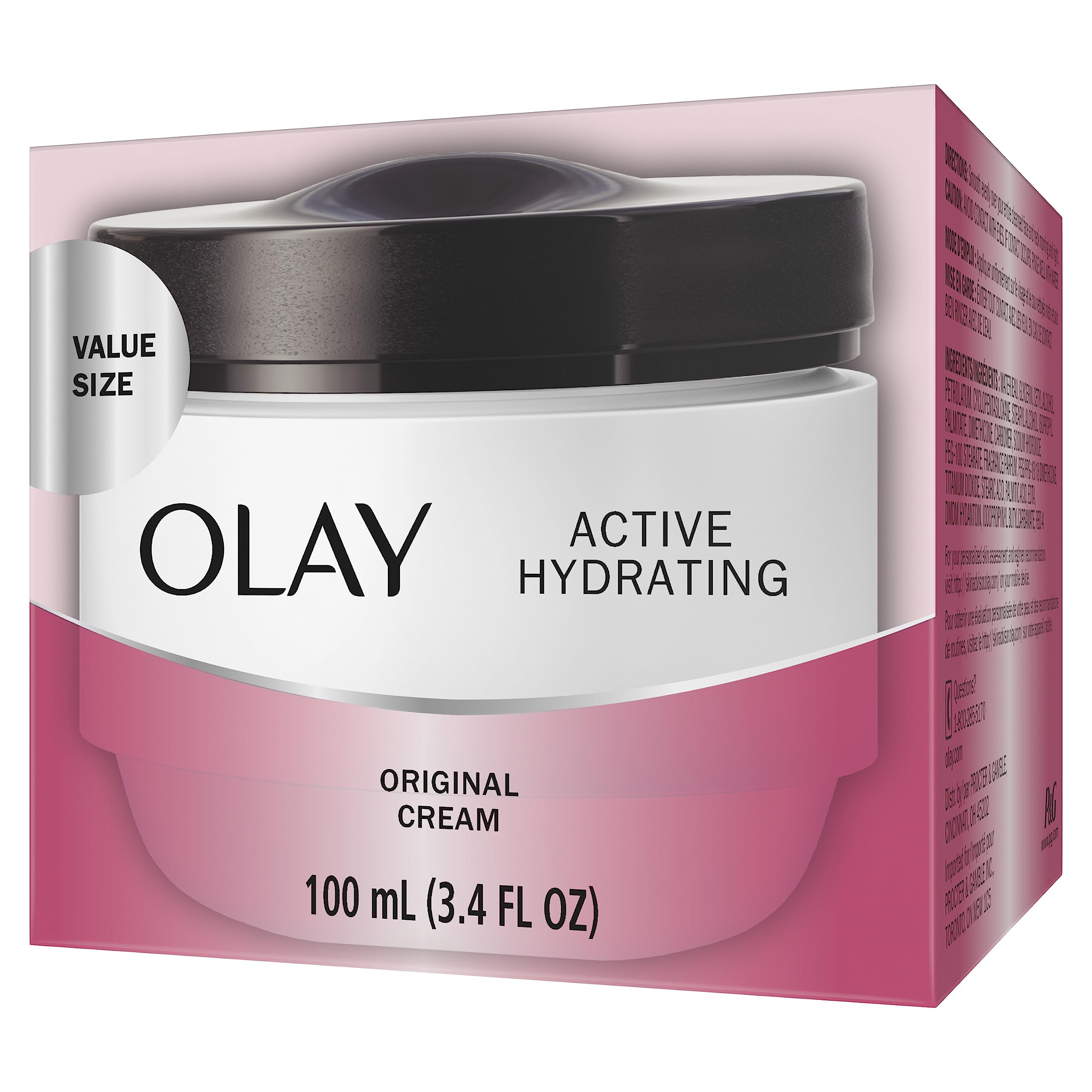 Aplicación diaria de Olay Activa para nutrición del rostro.