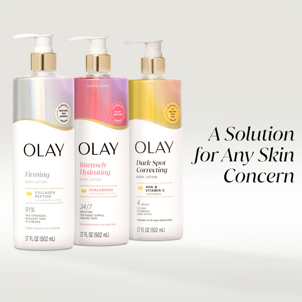 Olay bottle arranged on bathroom shelf to show everyday routine placement and convenience