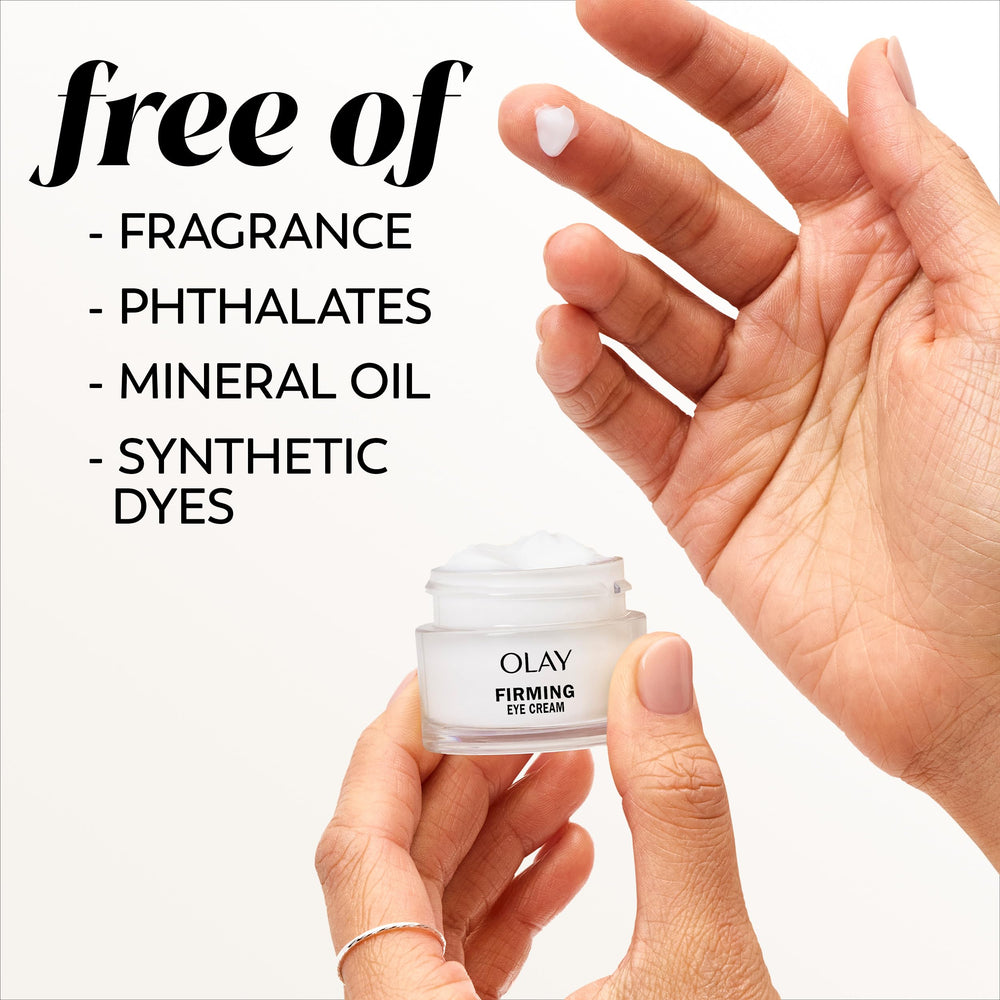 Olay collagen peptide ingredients label highlighted for transparency and trusted skincare.