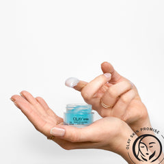 Olay cucumber extract eye hydration focus suggests soothing under-eye care.