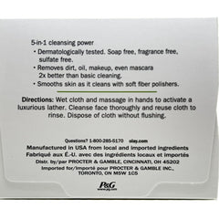 Olay Daily Gentle Clean Cloths fragrance-free design supports sensitive skin cleansing.