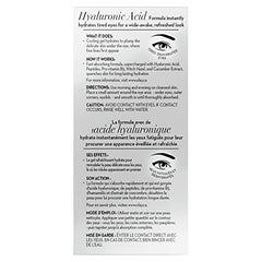 Olay Deep Hydrating Eye Gel application close-up shows fast absorbing cooling texture.