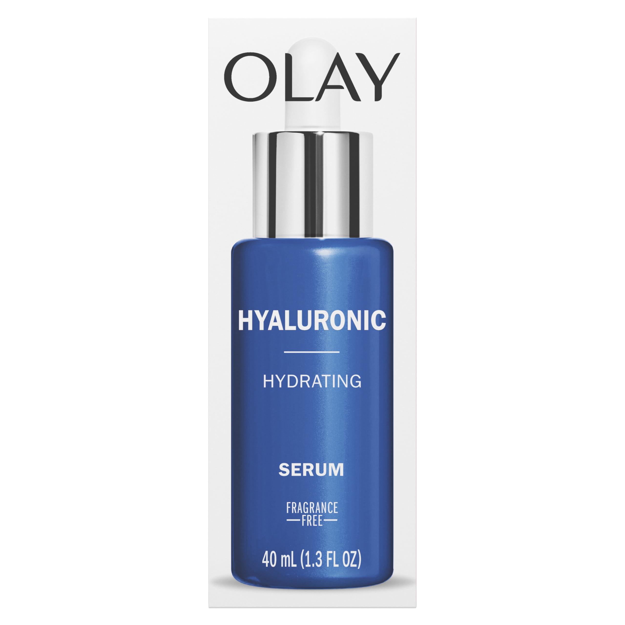 Olay Hyaluronic Hydrating Serum focus on hyaluronic acid for plump-looking skin