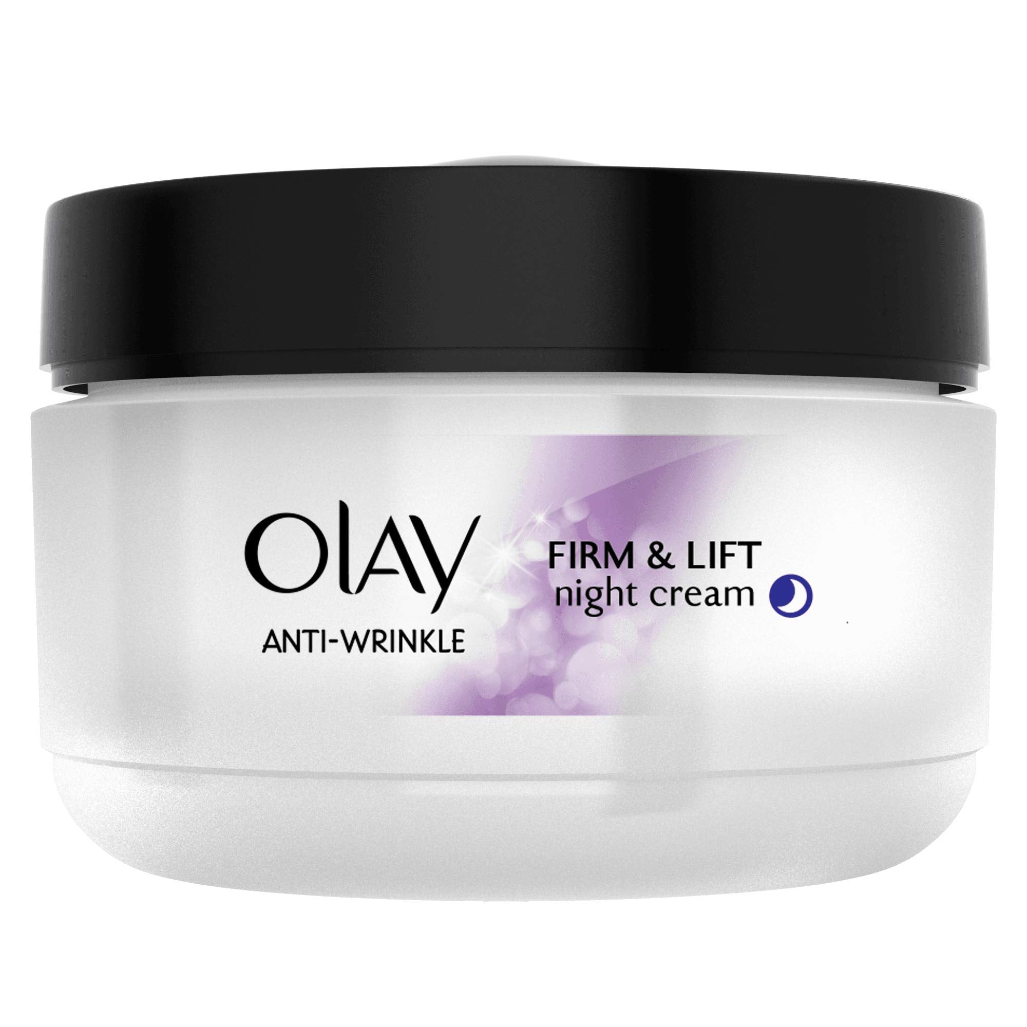 Olay mature skin night routine application on the face