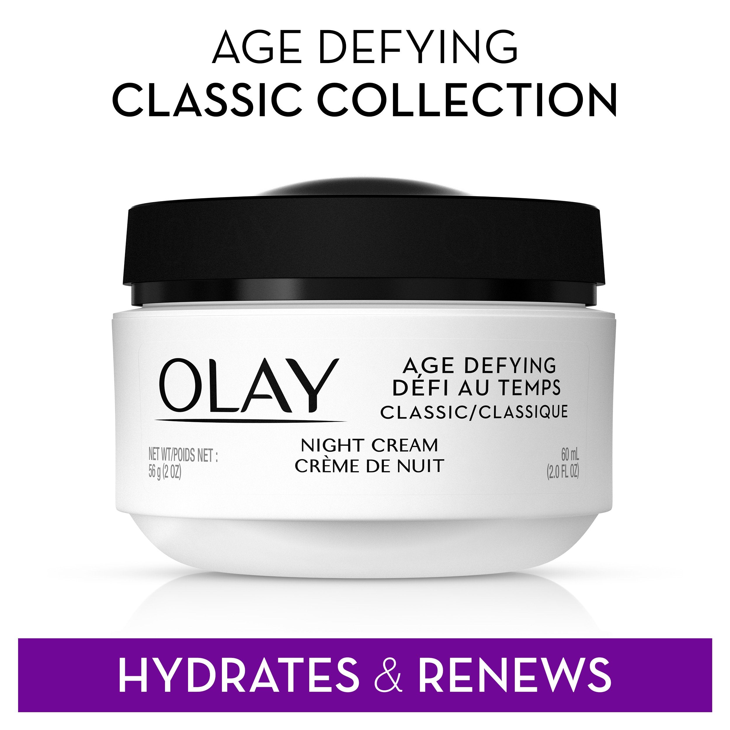 OLAY Night Cream aloe leaf closeup illustrating soothing nourishment