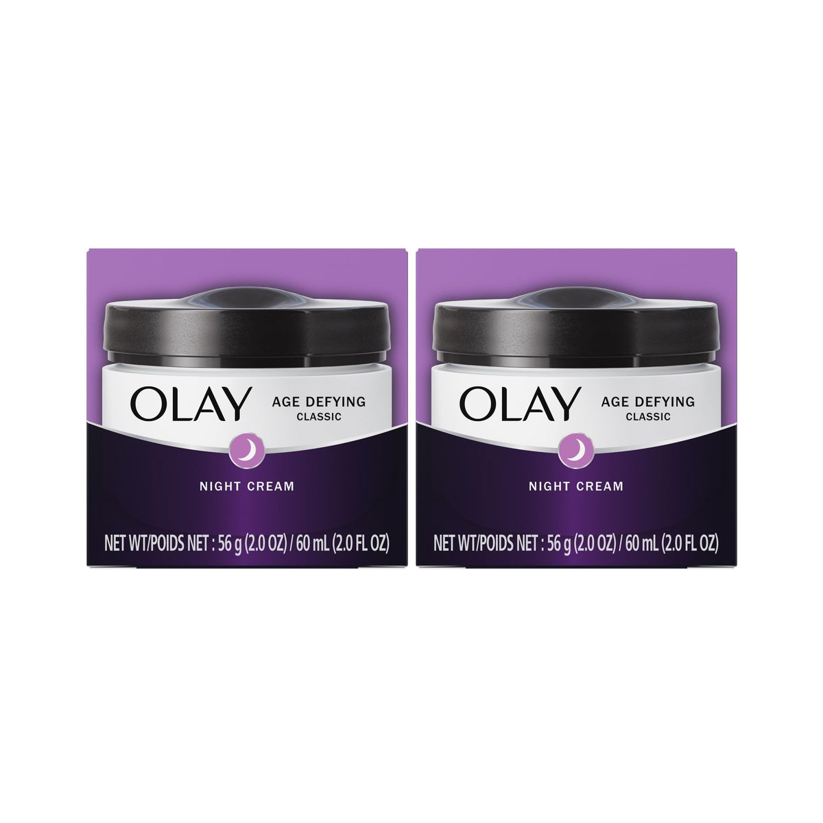 OLAY Night Cream Pro Retinol bottle showing anti-aging night care benefits