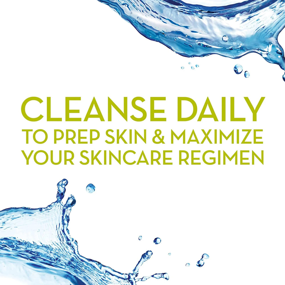 Face after applying Olay Oil Minimizing Toner showing refreshed pores.