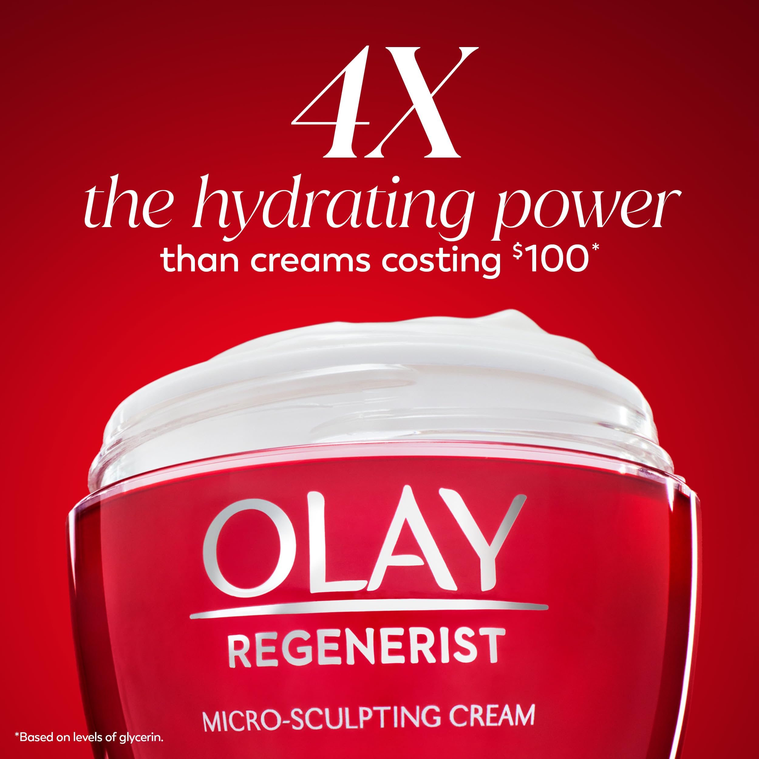 Olay Regenerist brand label signifying trusted anti-aging lineage.