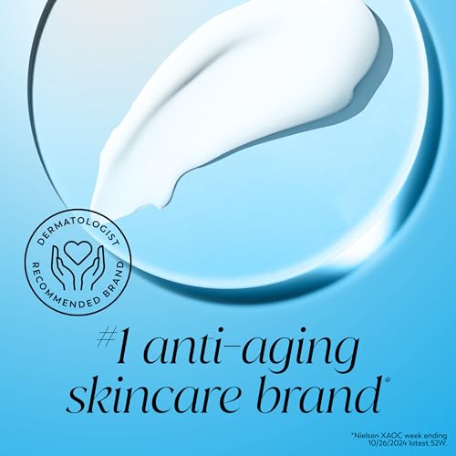 Olay Regenerist texture close-up suggests lightweight, non-sticky hydration on skin