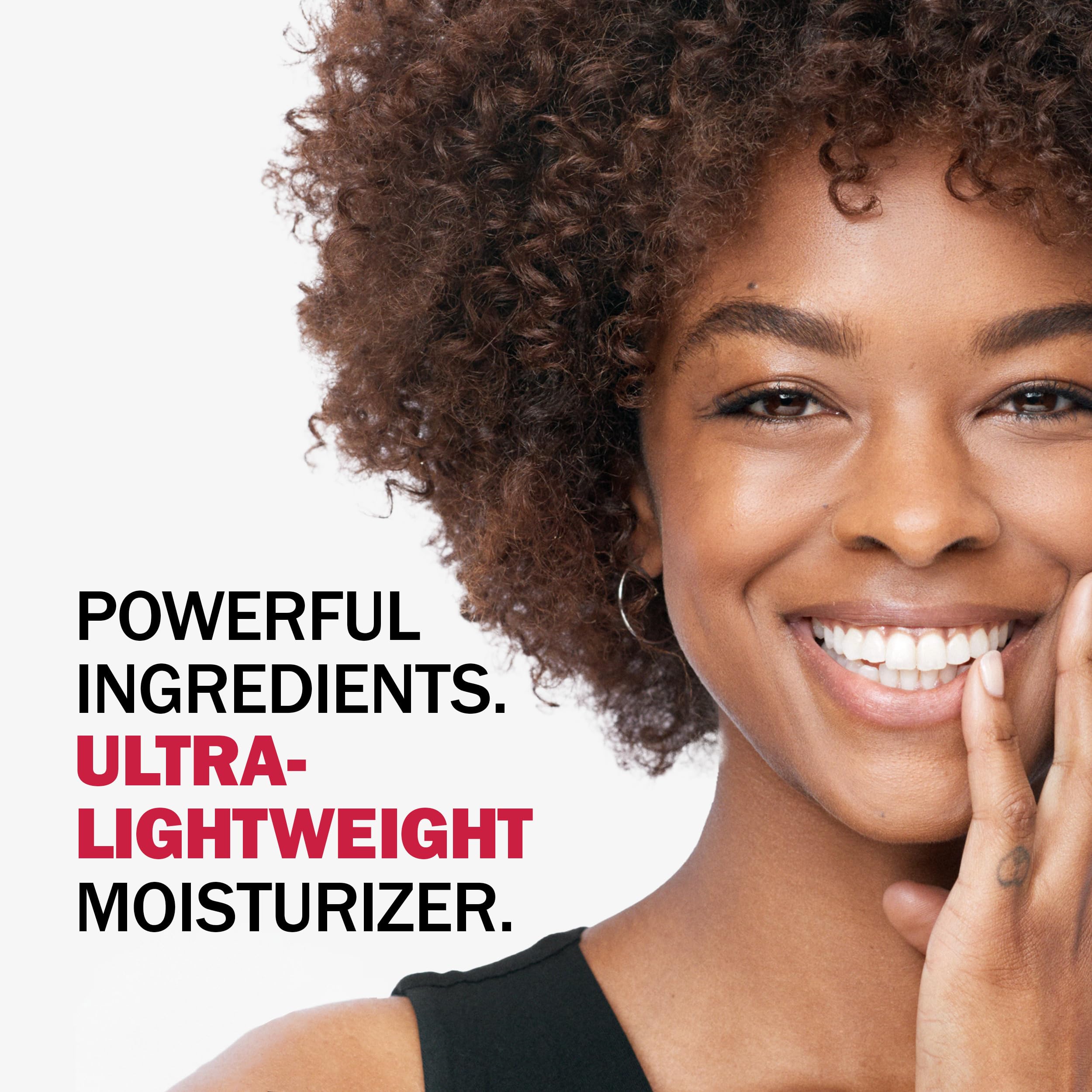 Olay Regenerist Whip lightweight moisture on skin feels barely there.