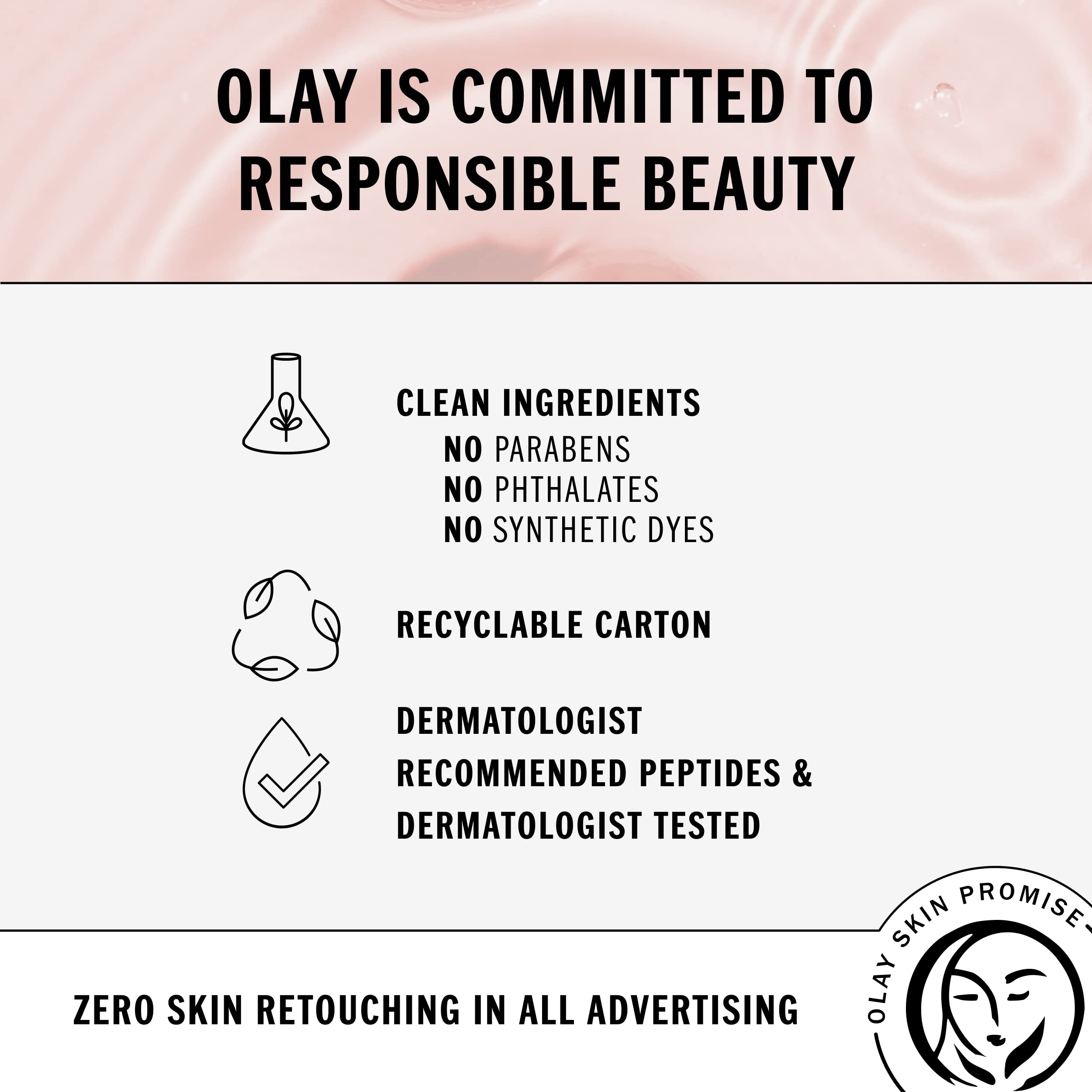 Olay Regenerist Whip hydration veil over skin for gentle nourishment.