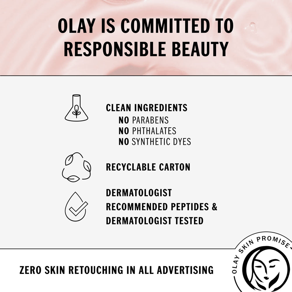Olay Regenerist Whip hydration veil over skin for gentle nourishment.