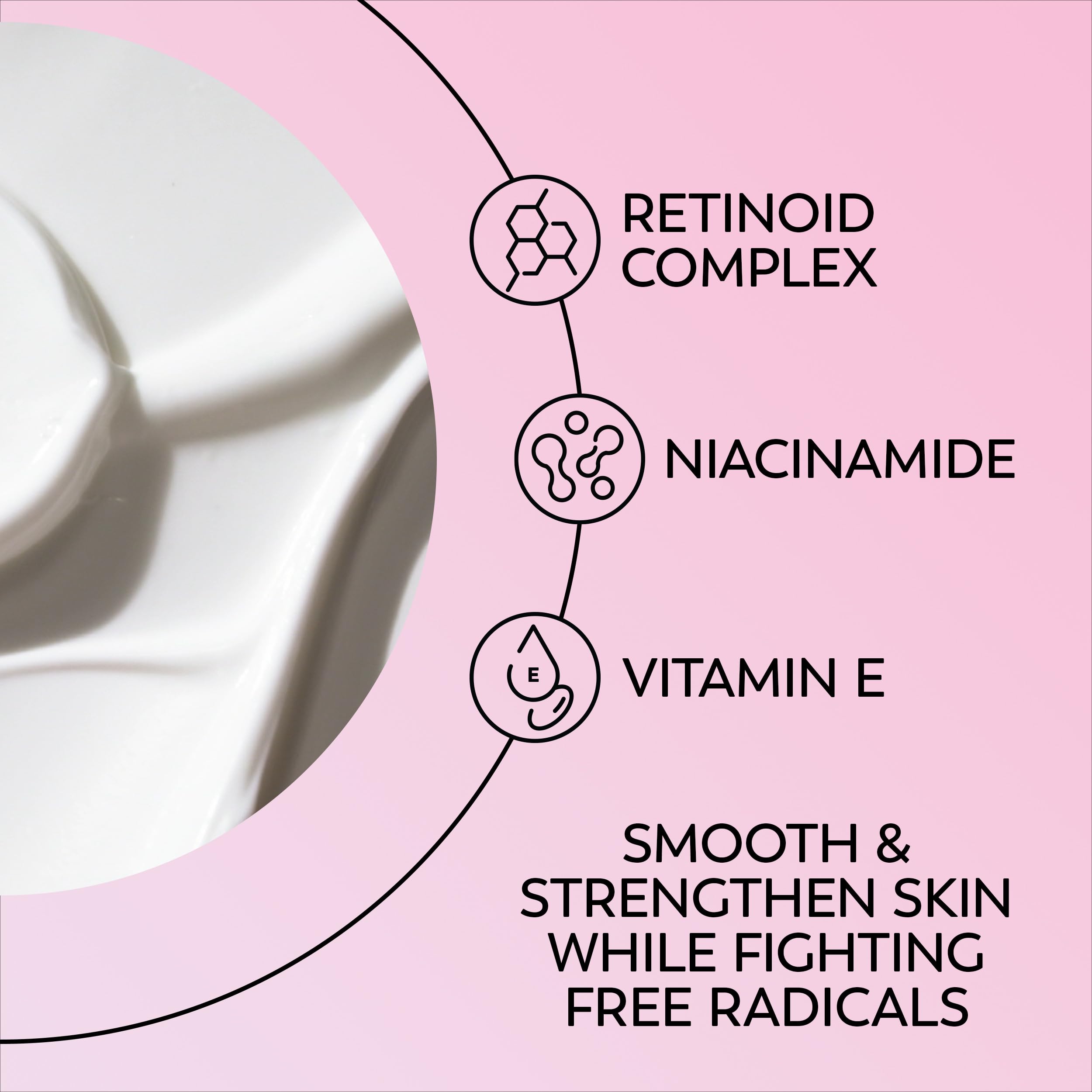 Olay Retinol 24 Eye Cream being dabbed around the eye for nightly use.