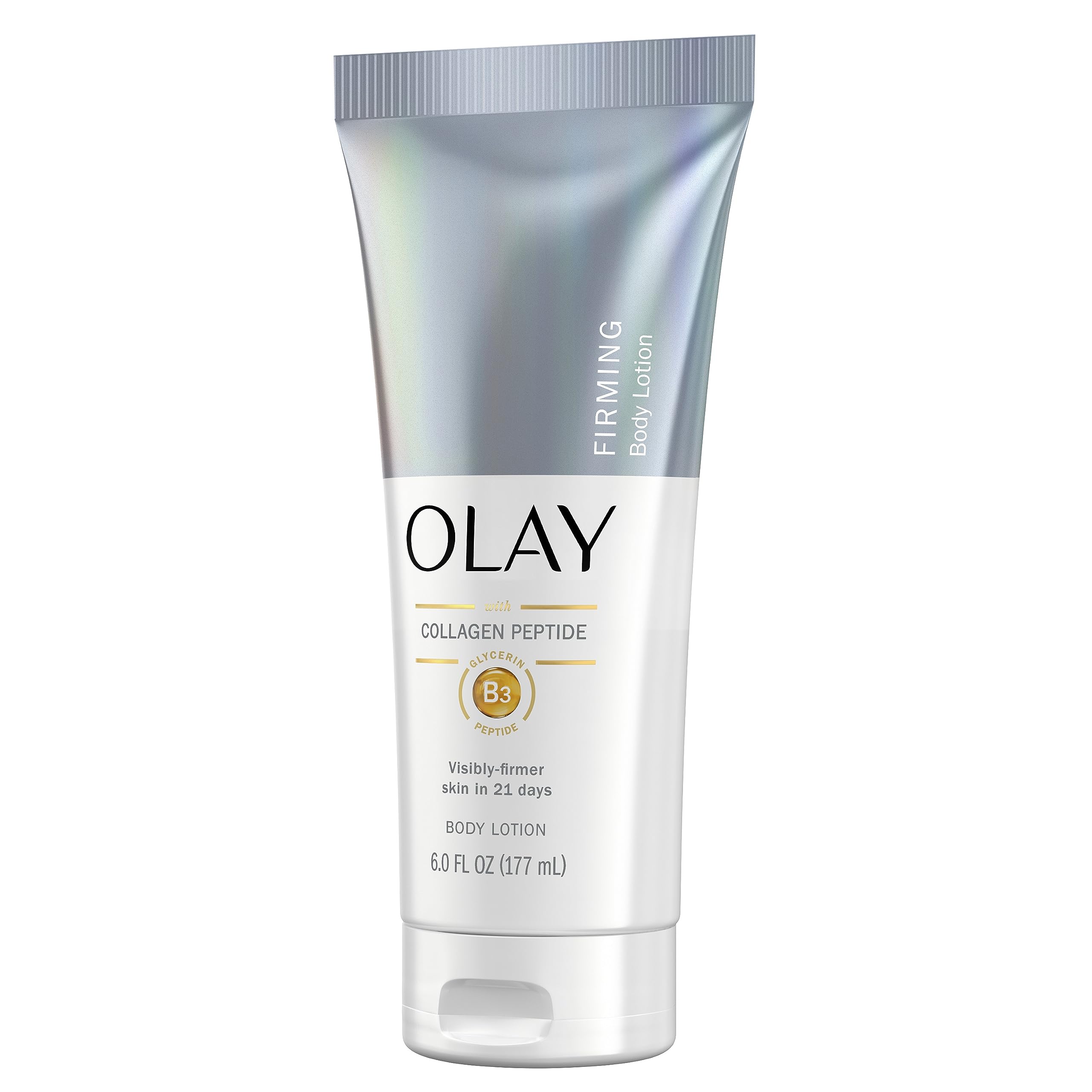 Olay soft-skin texture result image shows visibly smoother skin after application.
