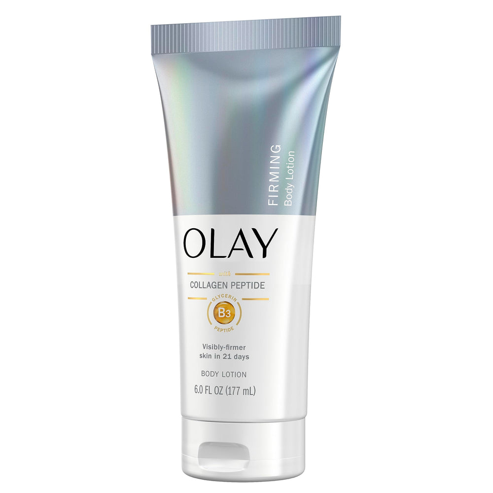 Olay soft-skin texture result image shows visibly smoother skin after application.