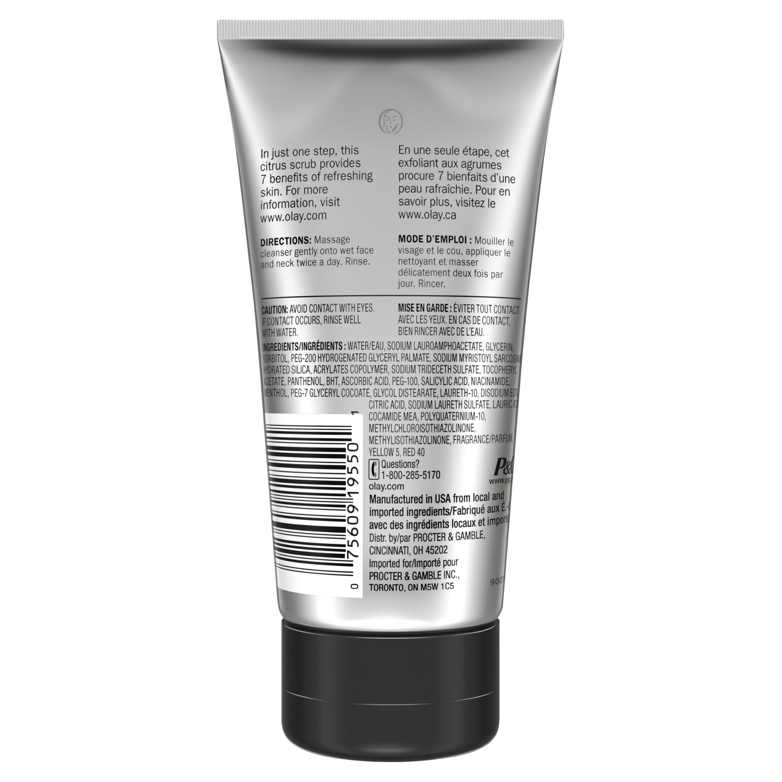 Olay Total Effects Citrus Cleanser pack of three underscores value for routine.