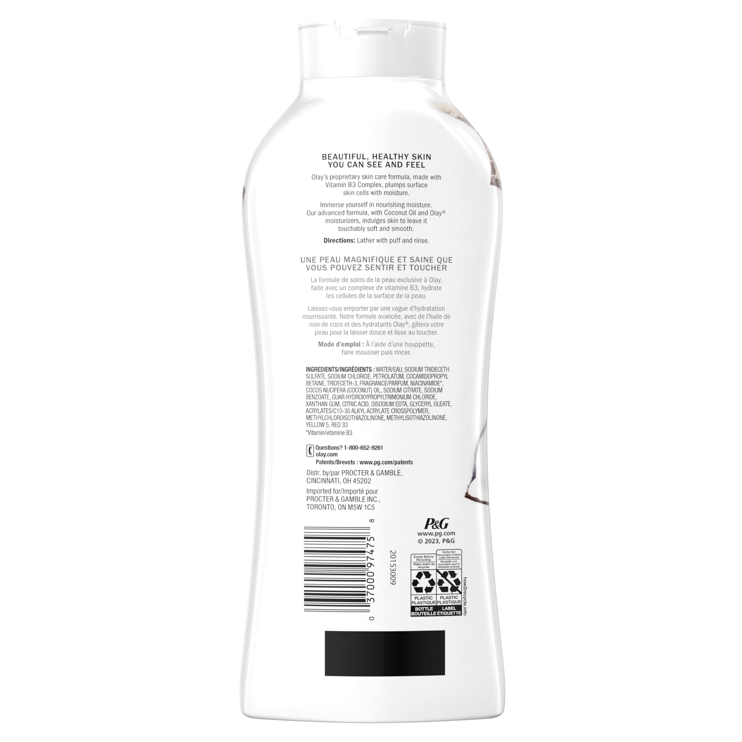 Olay 4-pack packaging image communicates value and convenience.
