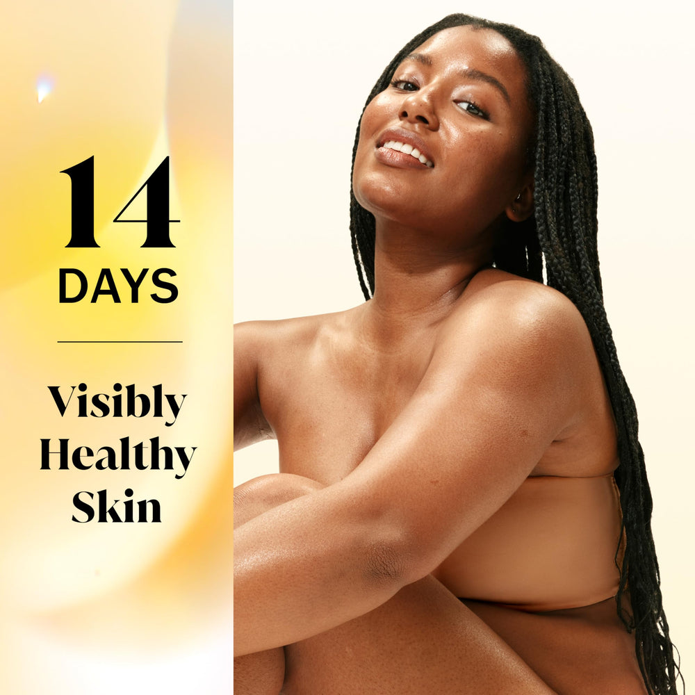 Olay Vitamin B3 Complex bottle showcases hydration-boosting skin care.