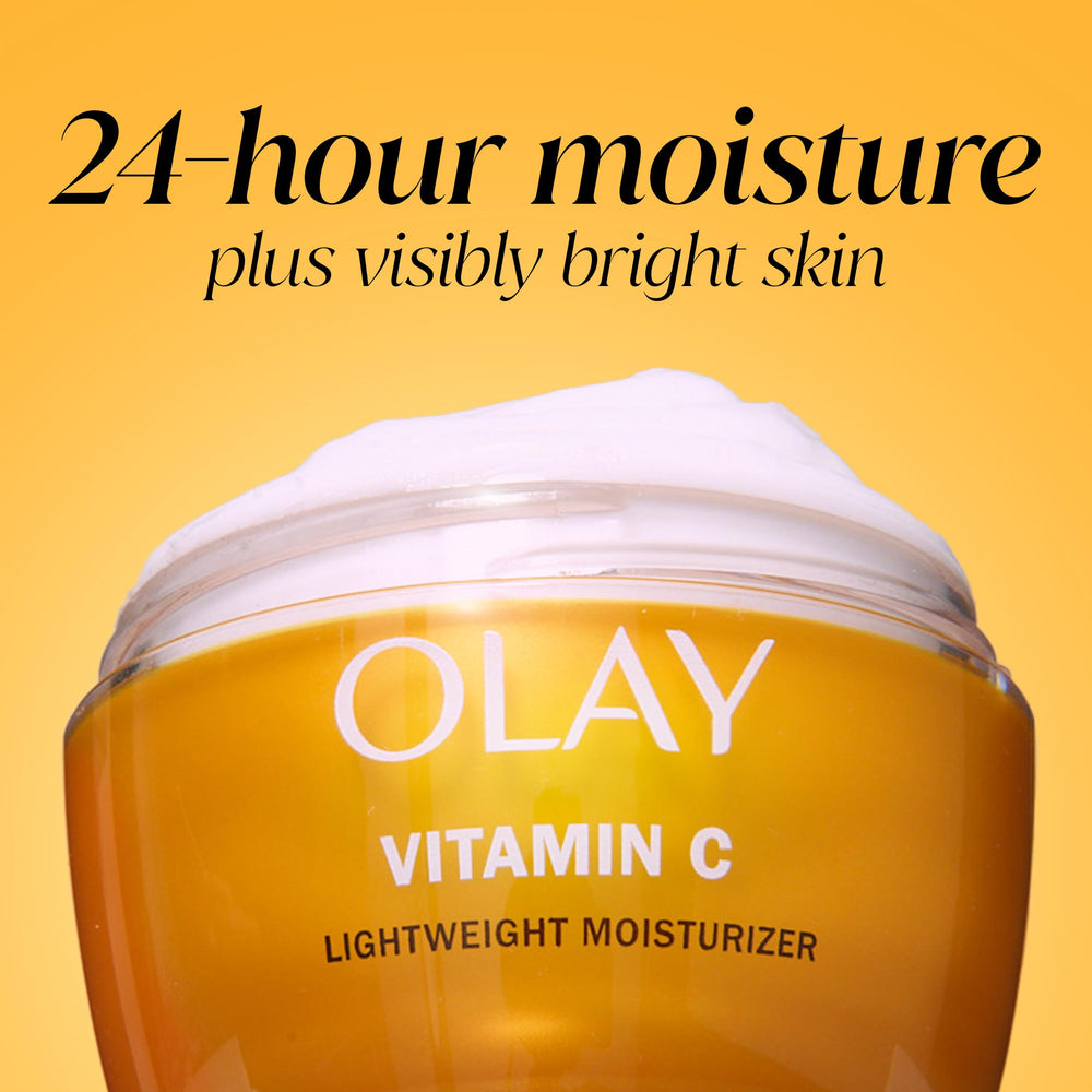 Olay Vitamin C moisturizer provides glow-enhanced skin in a lightweight cream