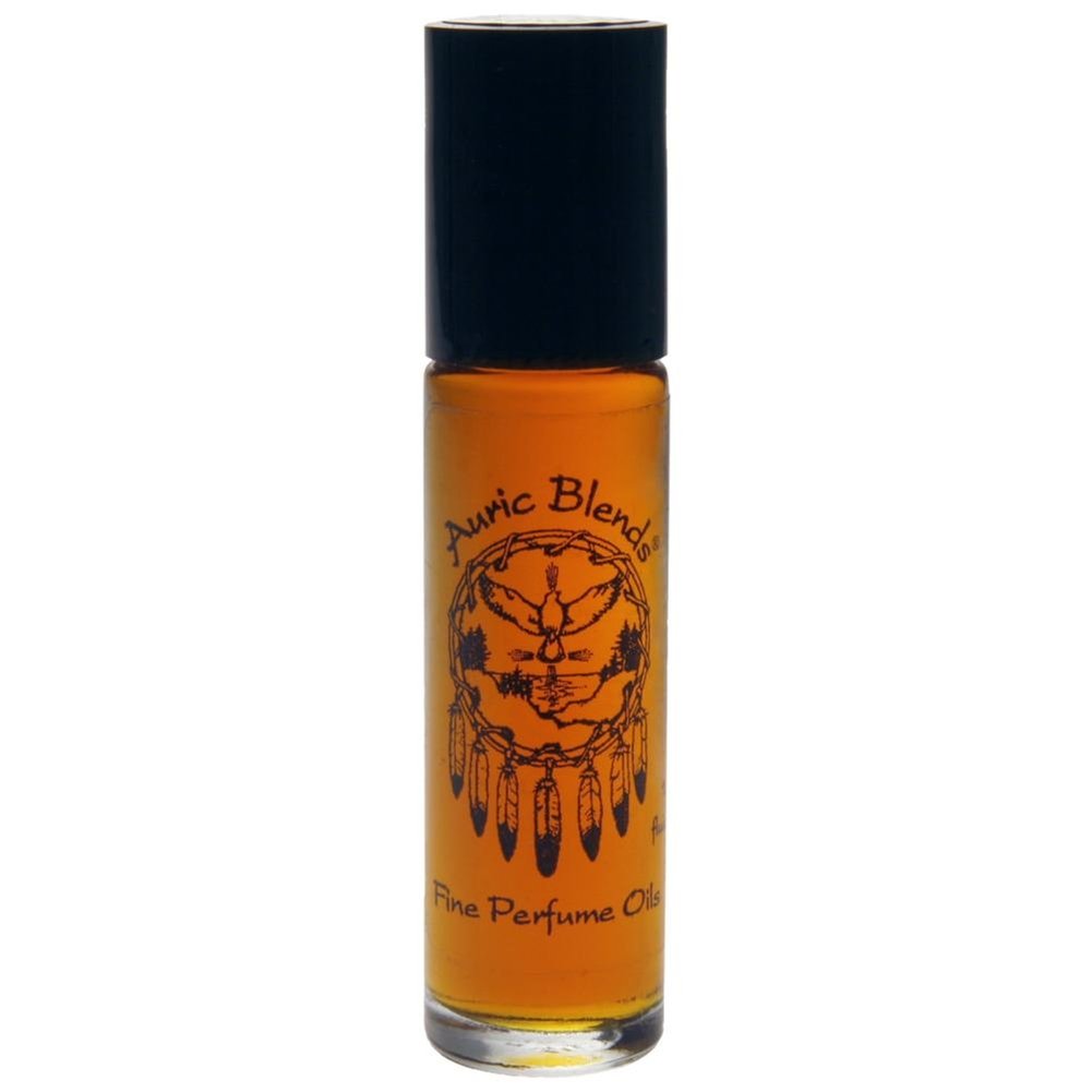 Old Glory Auric Blends Patchouli body oil bottle highlighting earthy scent for daily fragrance ritual
