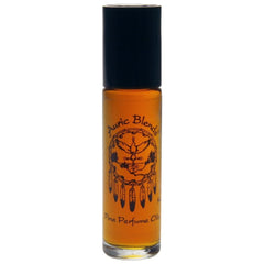 Old Glory Auric Blends Patchouli body oil bottle highlighting earthy scent for daily fragrance ritual