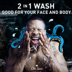 Old Spice 3X Defense lather demonstrates strong cleansing and fragrance.