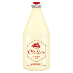 Old Spice After Shave Original close-up highlights the masculine aroma and finish.
