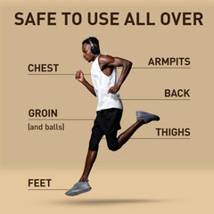 Old Spice aluminum-free formula with dyes and parabens-free claim shown