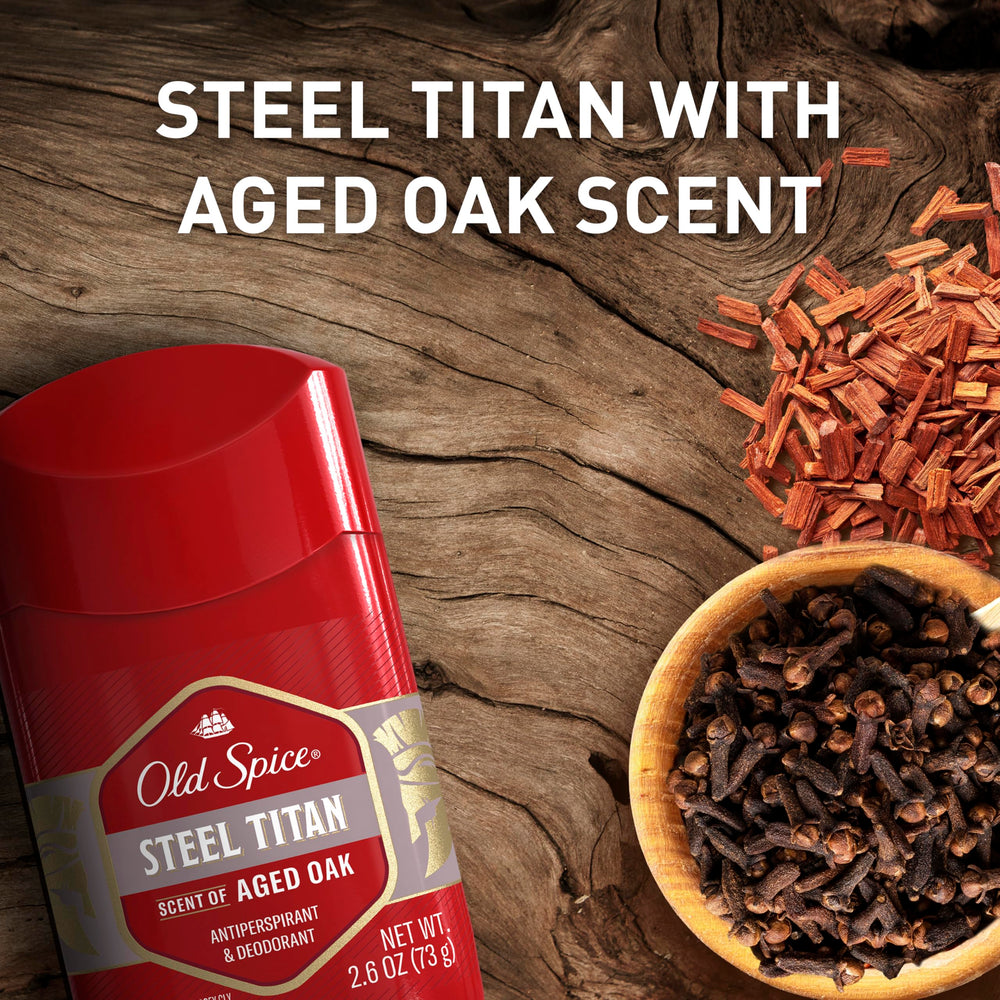 Old Spice antiperspirant invisible-solid appearance shows dry, residue-free underarms.