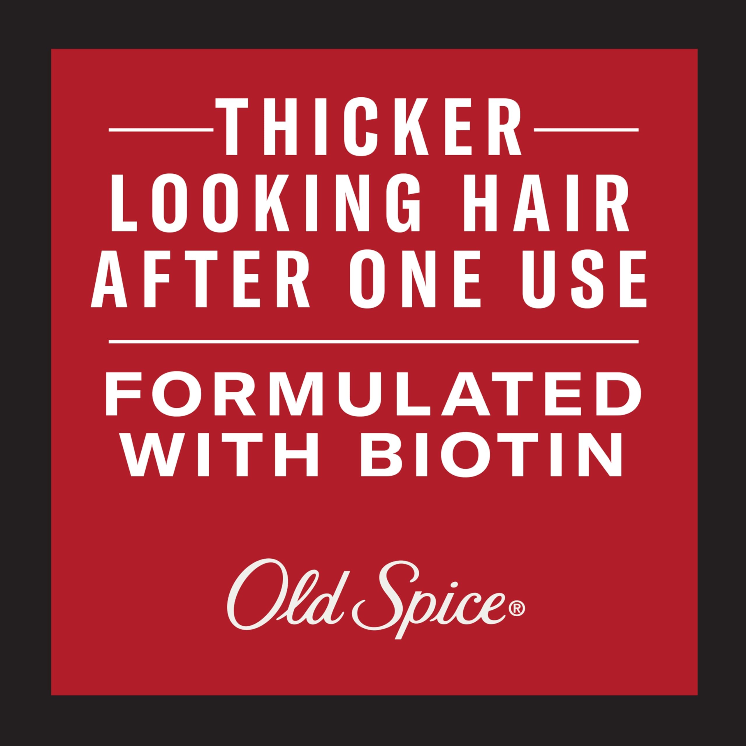 Old Spice barber-inspired packaging signals professional grooming quality.