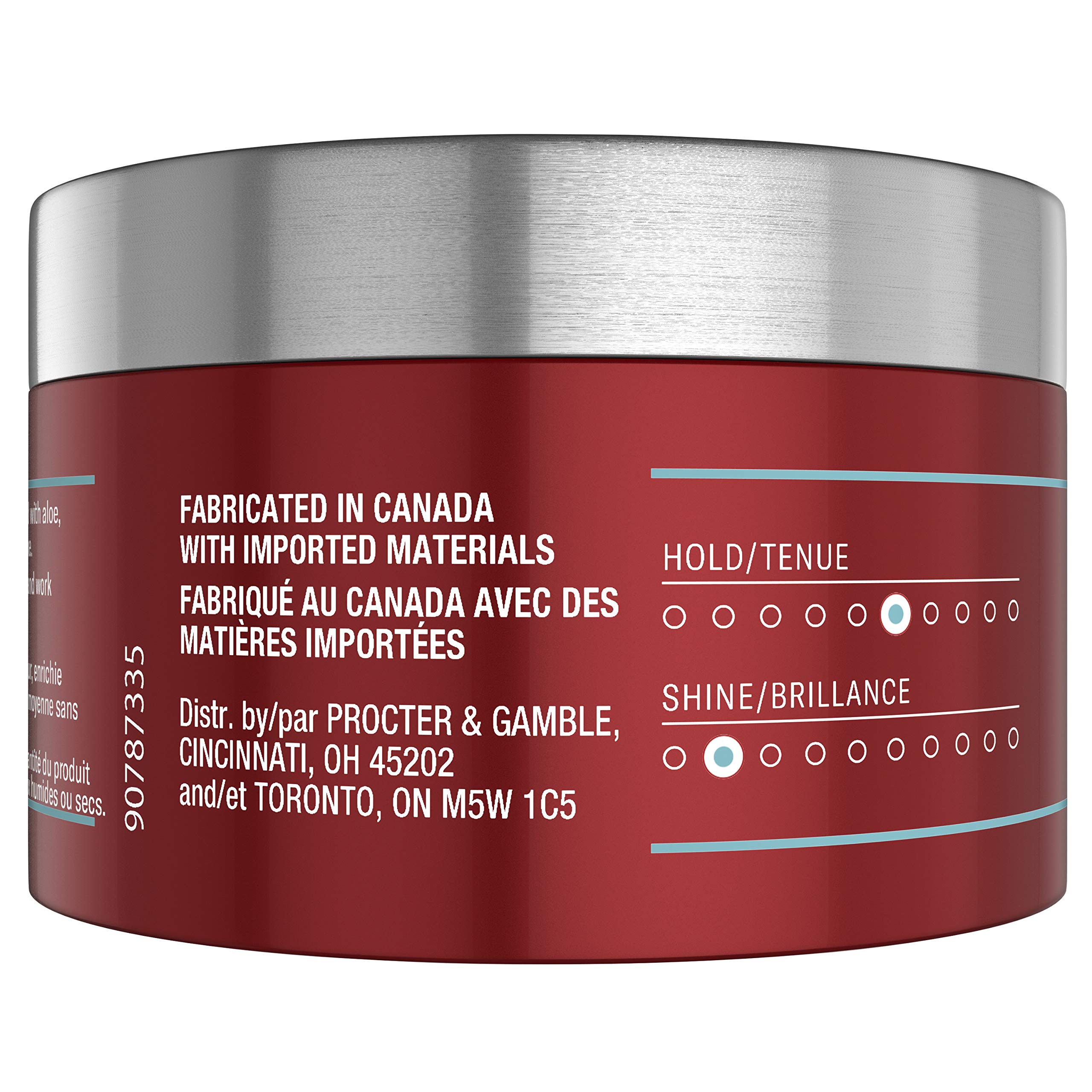 Old Spice Barber's Blend pomade aloe infusion close-up highlighting soothing care