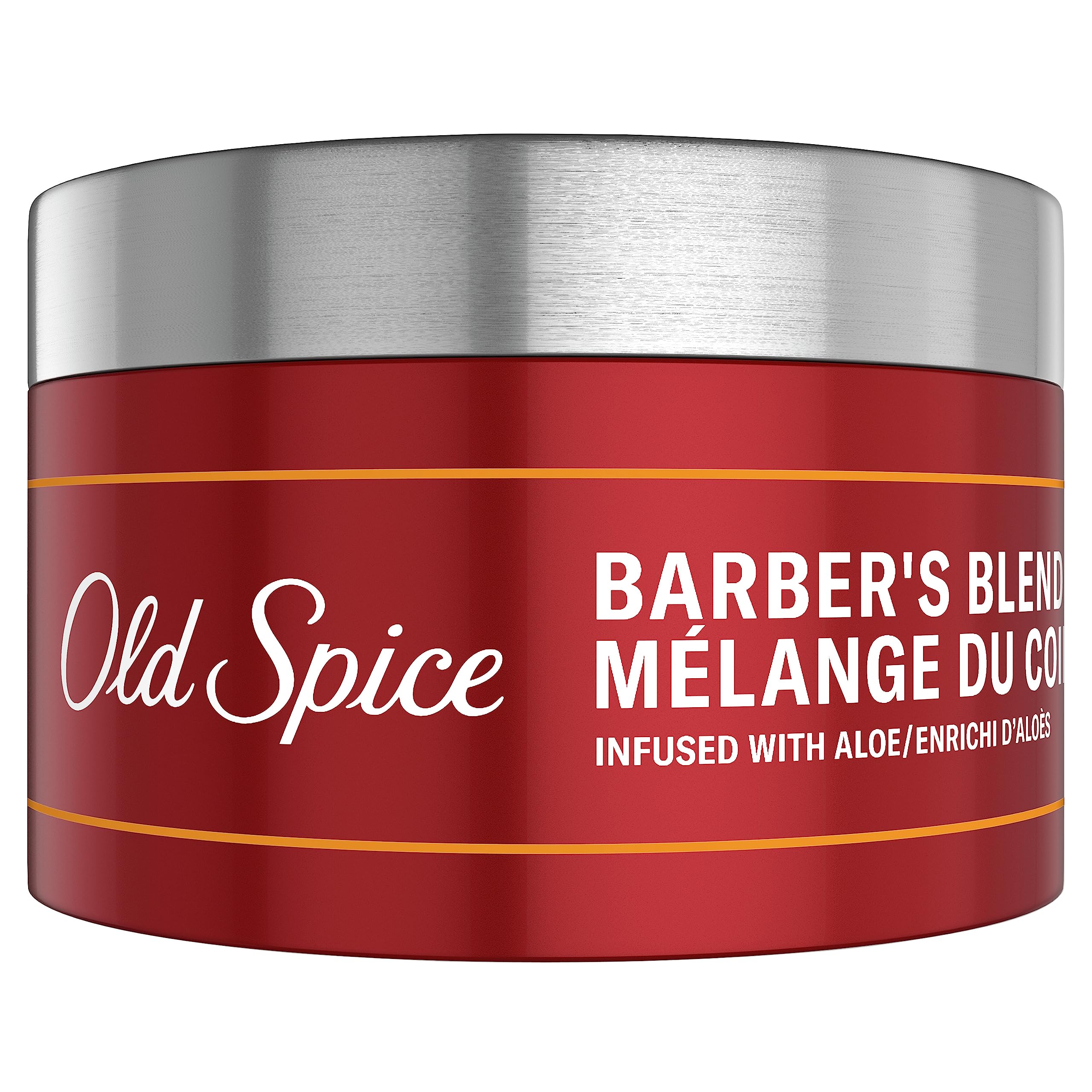Old Spice Barber's Blend Putty hands-styling shows versatile texture and matte finish.