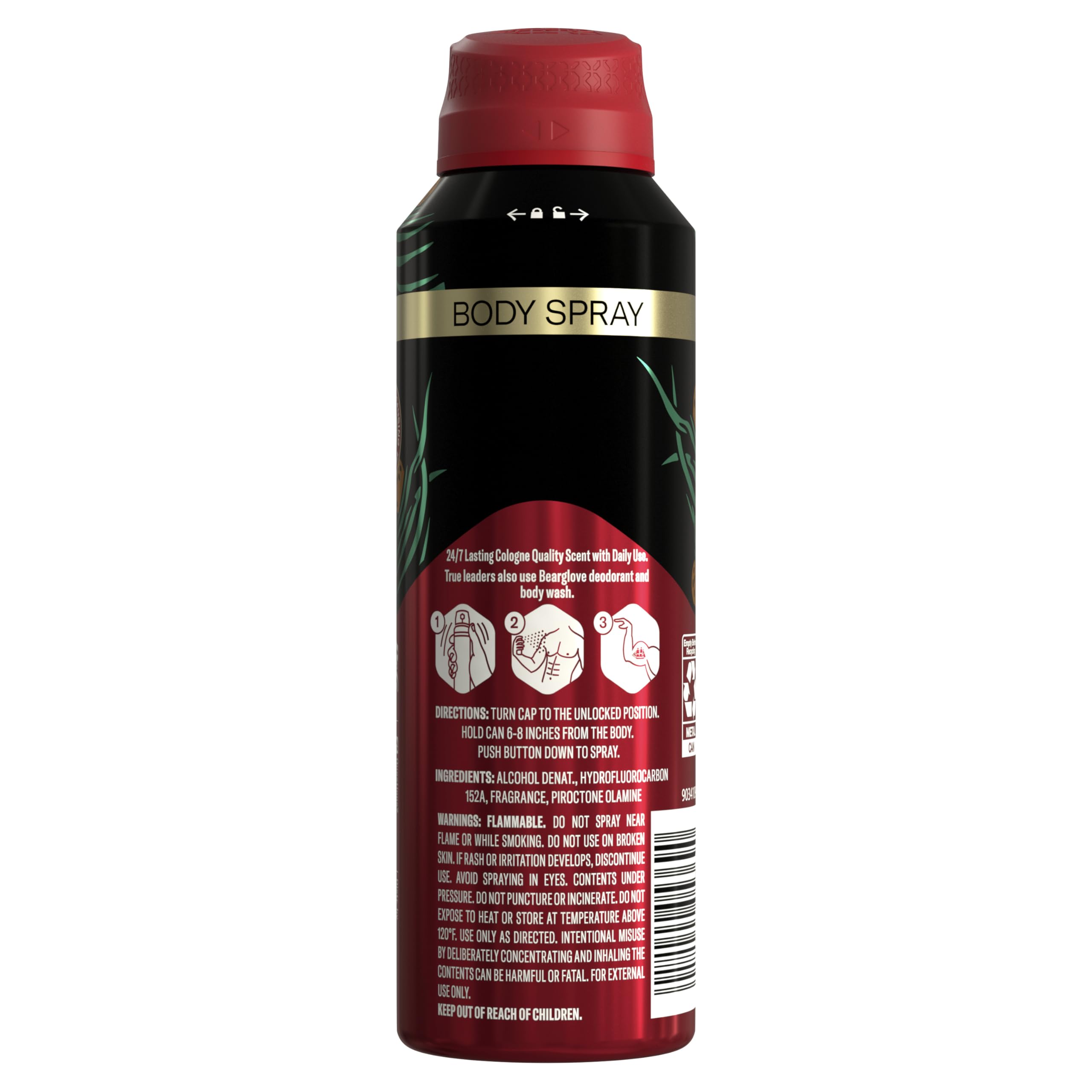 Old Spice Bearglove morning routine shot promoting confident start to day