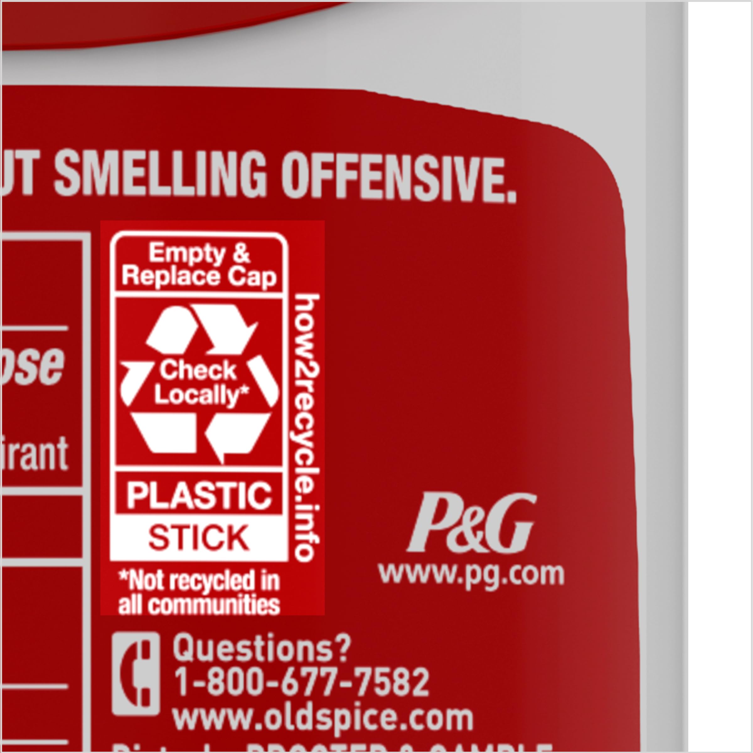 Old Spice brand classic branding on label evokes timeless masculine grooming.