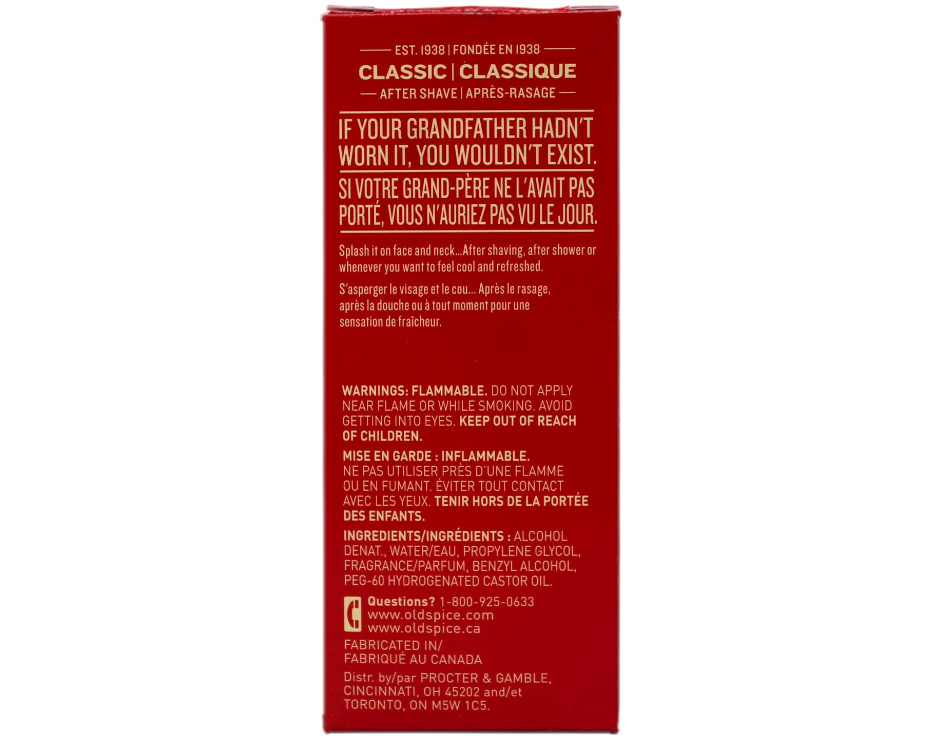 Old Spice Classic fragrance blends musk spice and citrus for post-shave