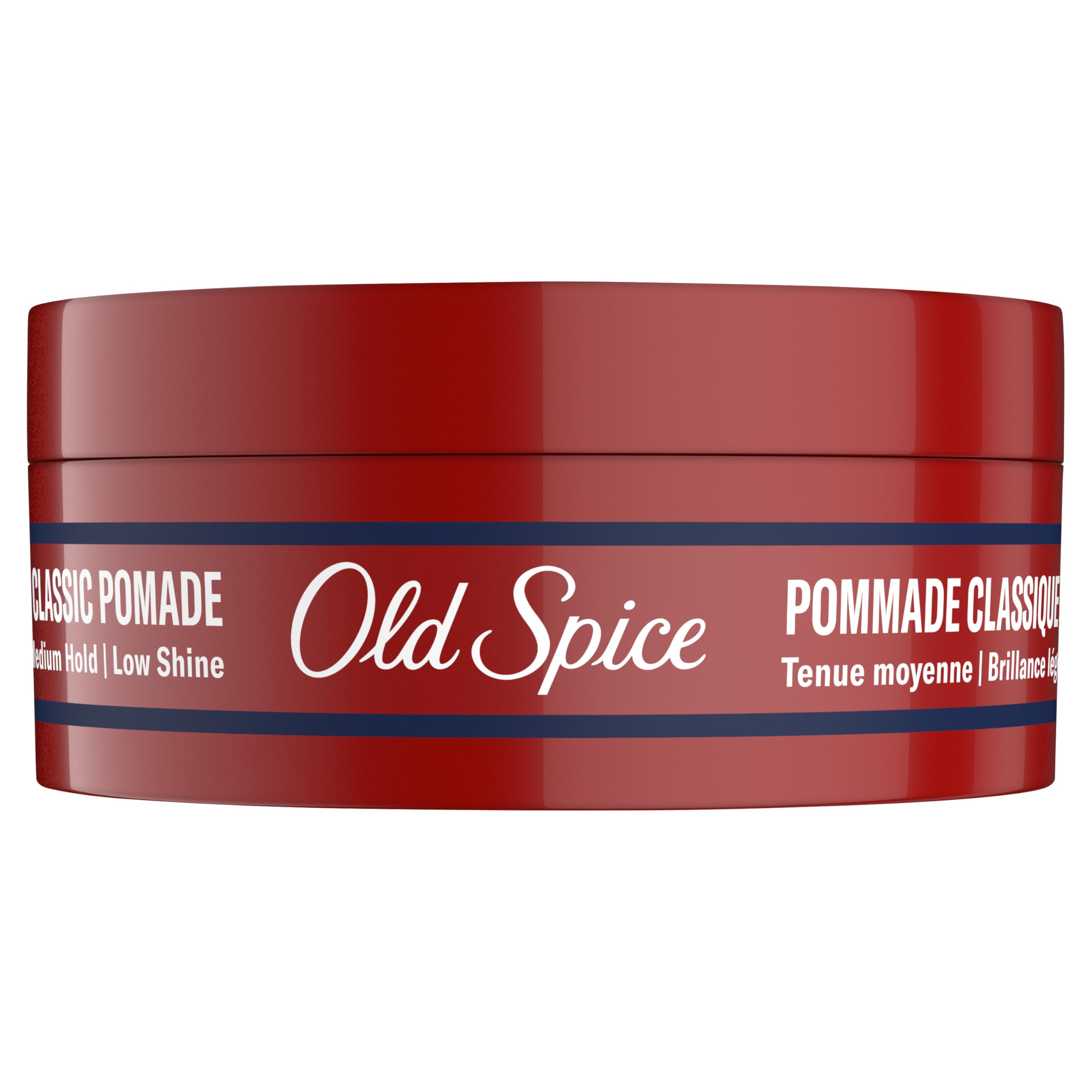 Old Spice Classic Pomade coconut and tropical wood scent enhances daily grooming