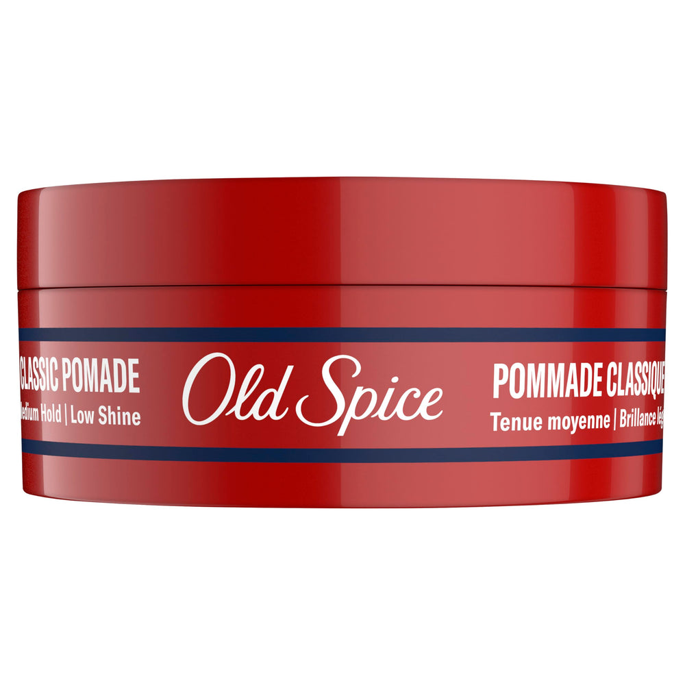 Old Spice Classic Pomade coconut and tropical wood scent enhances daily grooming