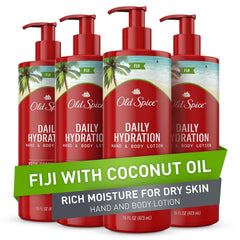 Old Spice Daily Hydration Lotion bottle for all-day skin conditioning