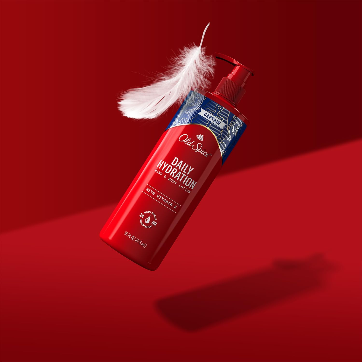 Old Spice lotion pump ready for easy application and even coverage