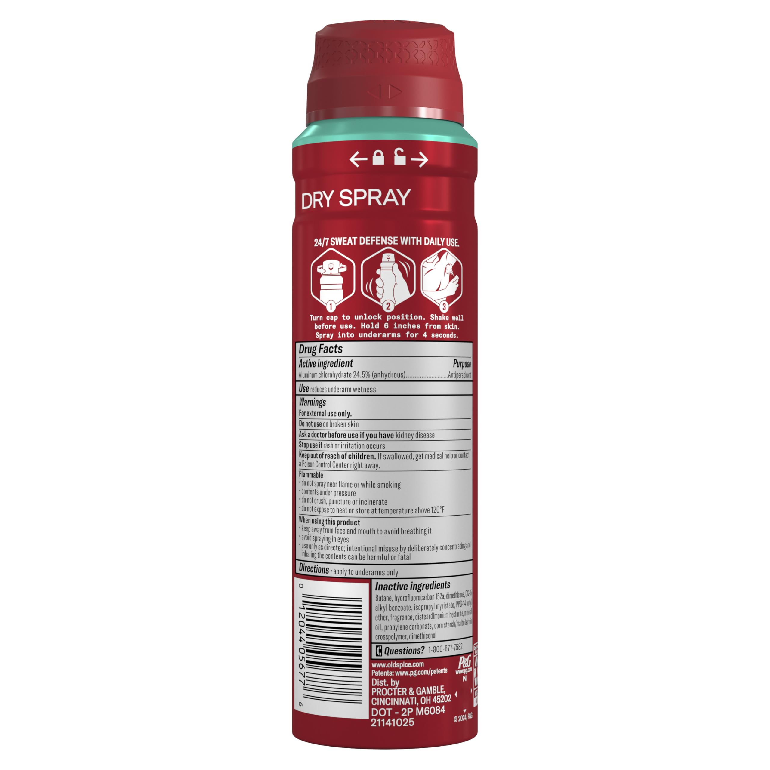 Old Spice daily-use routine shot showcases easy-to-apply spray.
