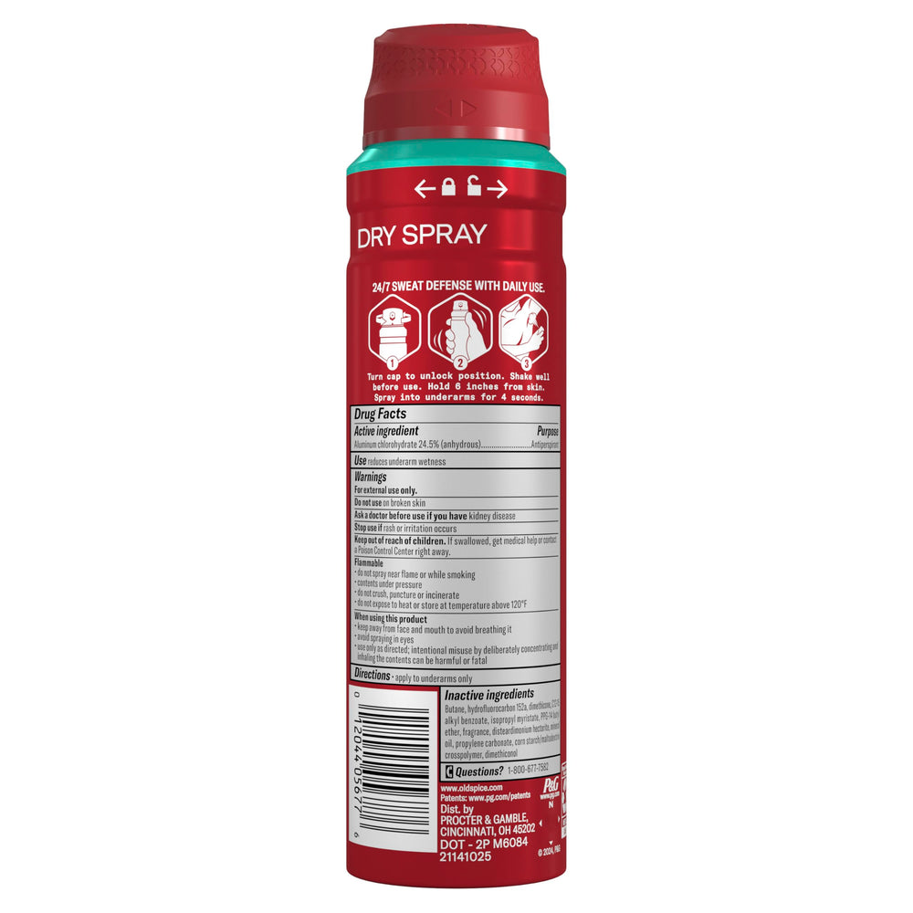 Old Spice daily-use routine shot showcases easy-to-apply spray.