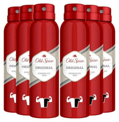Old Spice deodorant body spray Original can for all-day protection and fast-drying freshness.