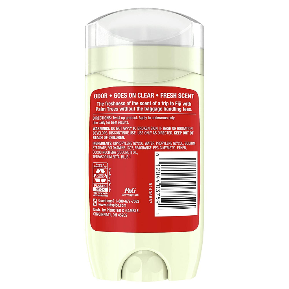 Old Spice Fiji application-underarm demonstrates quick, easy use after workouts.